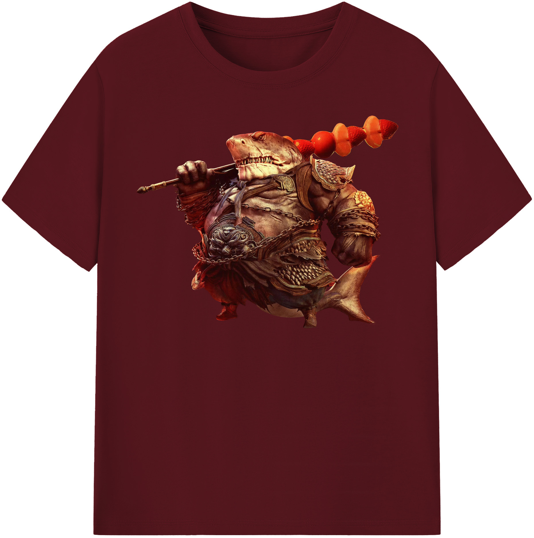 （画像用） Ne Zha 2 ナタ 魔童の大暴れ 綿100％半袖Tシャツ（フロントプリント）